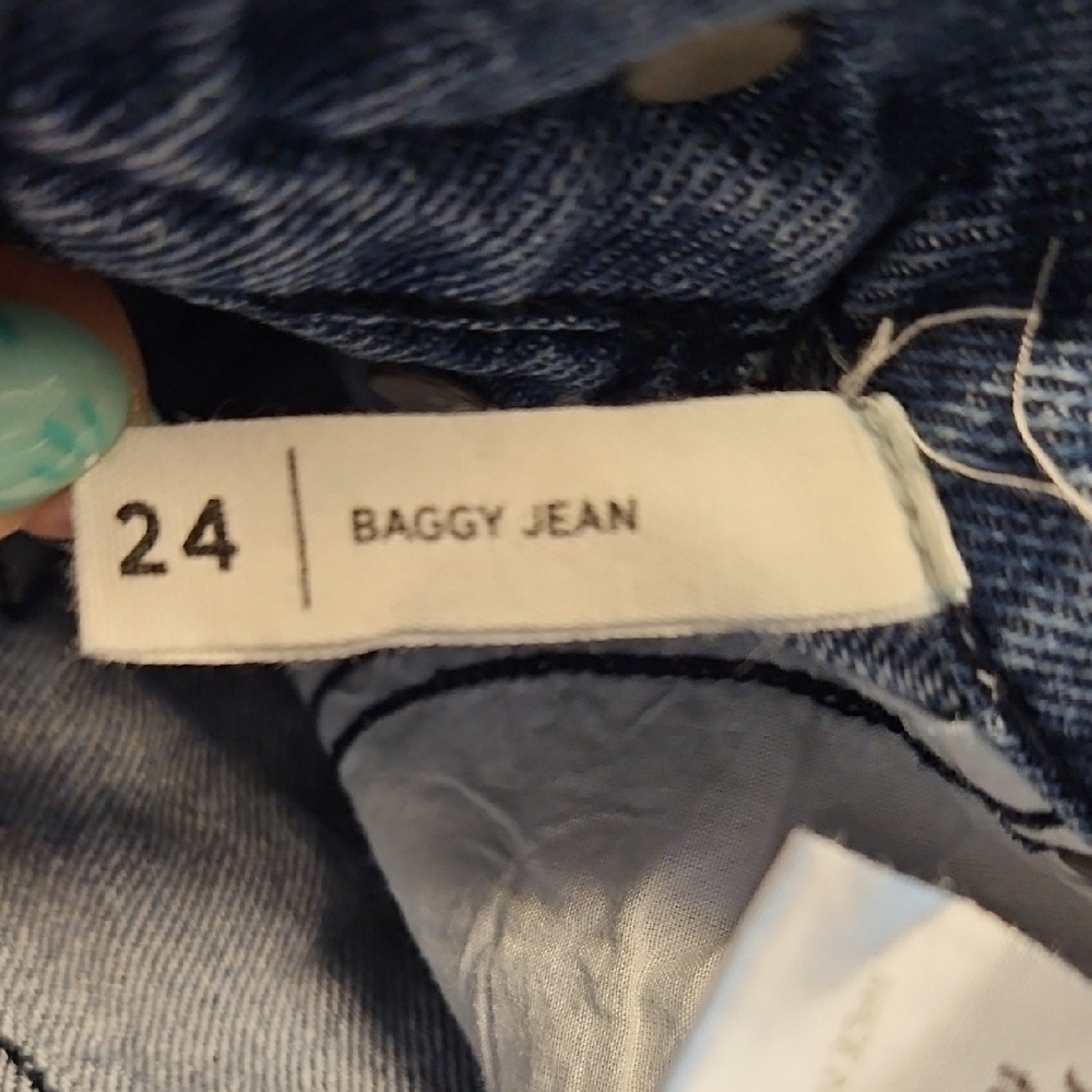 Pacsun Eco Bandana Patch High Waisted Baggy Jeans - Picture 9 of 10